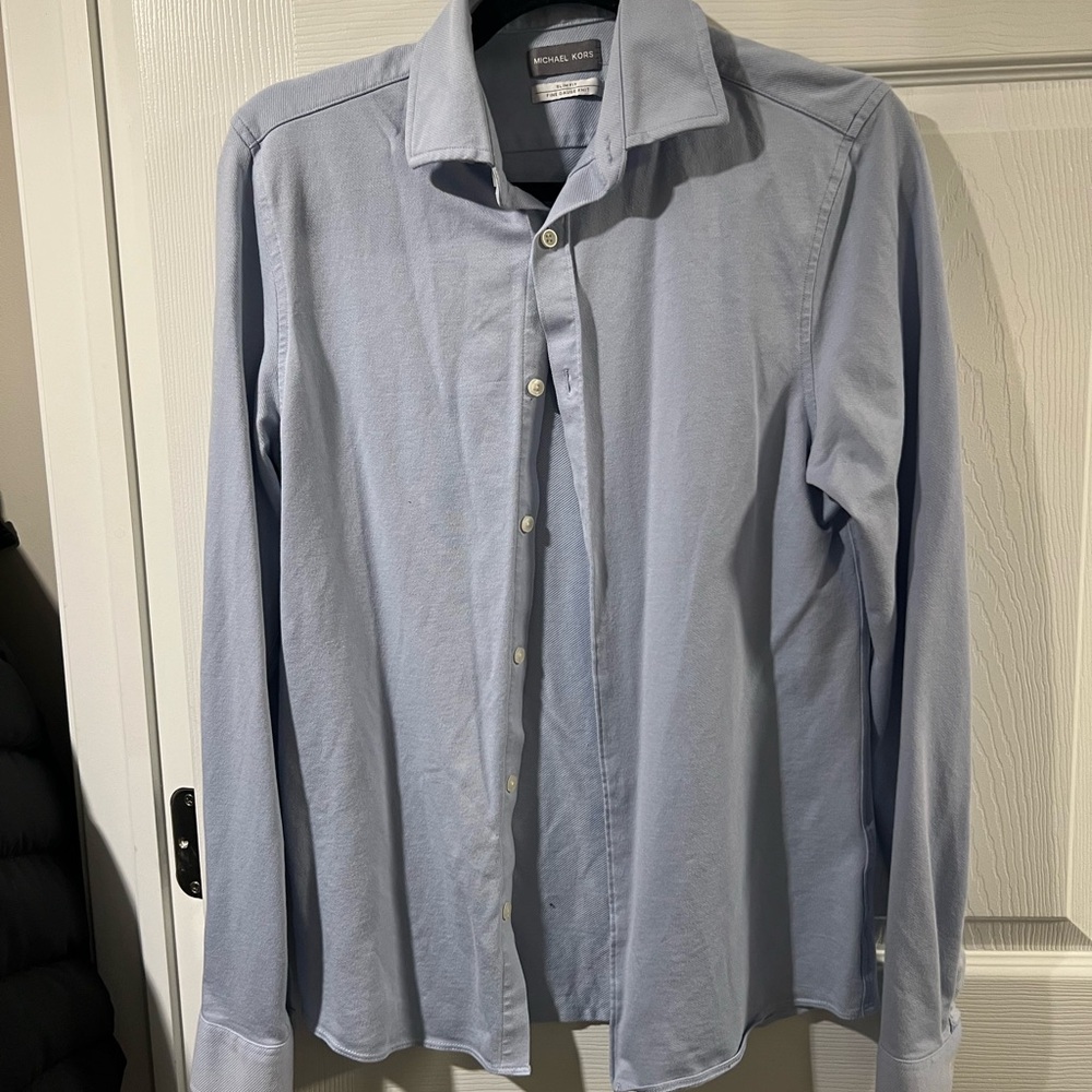 Michael Kors Sky Blue Dress Shirt